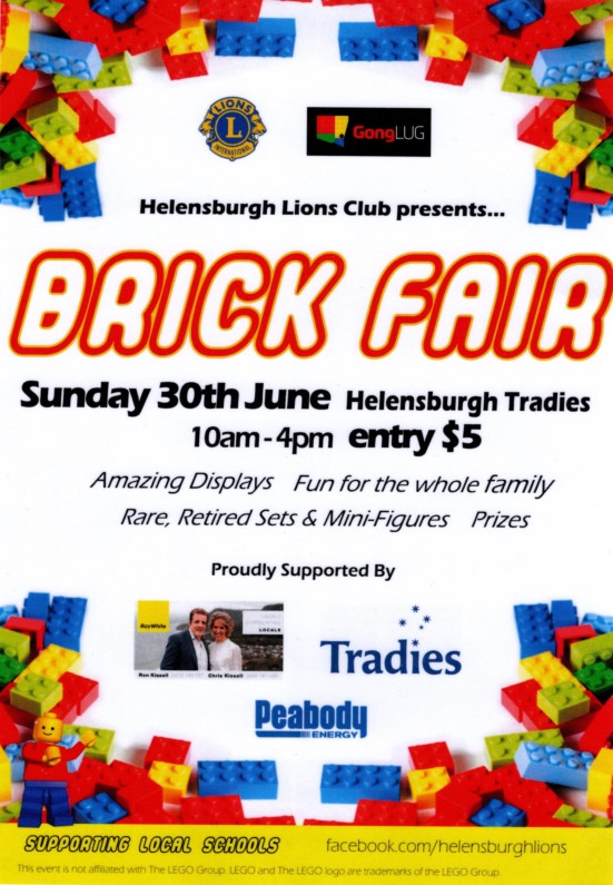 Lions Brick Fair Poster 2023
